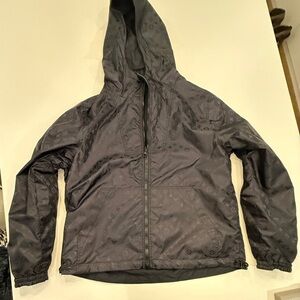 Louis Vuitton Black Monogram Windbreaker (LV Icons)